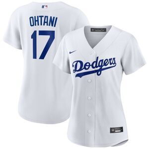 Nike Los Angeles‎ Dodgers Shohei Ohtani White Home Player Jersey Small NWT